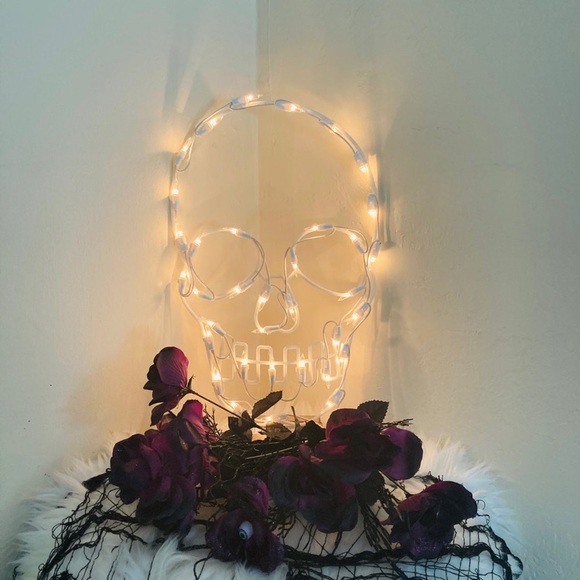 Halloween Lighted Skull Decoration 💀 - Picture 1 of 4